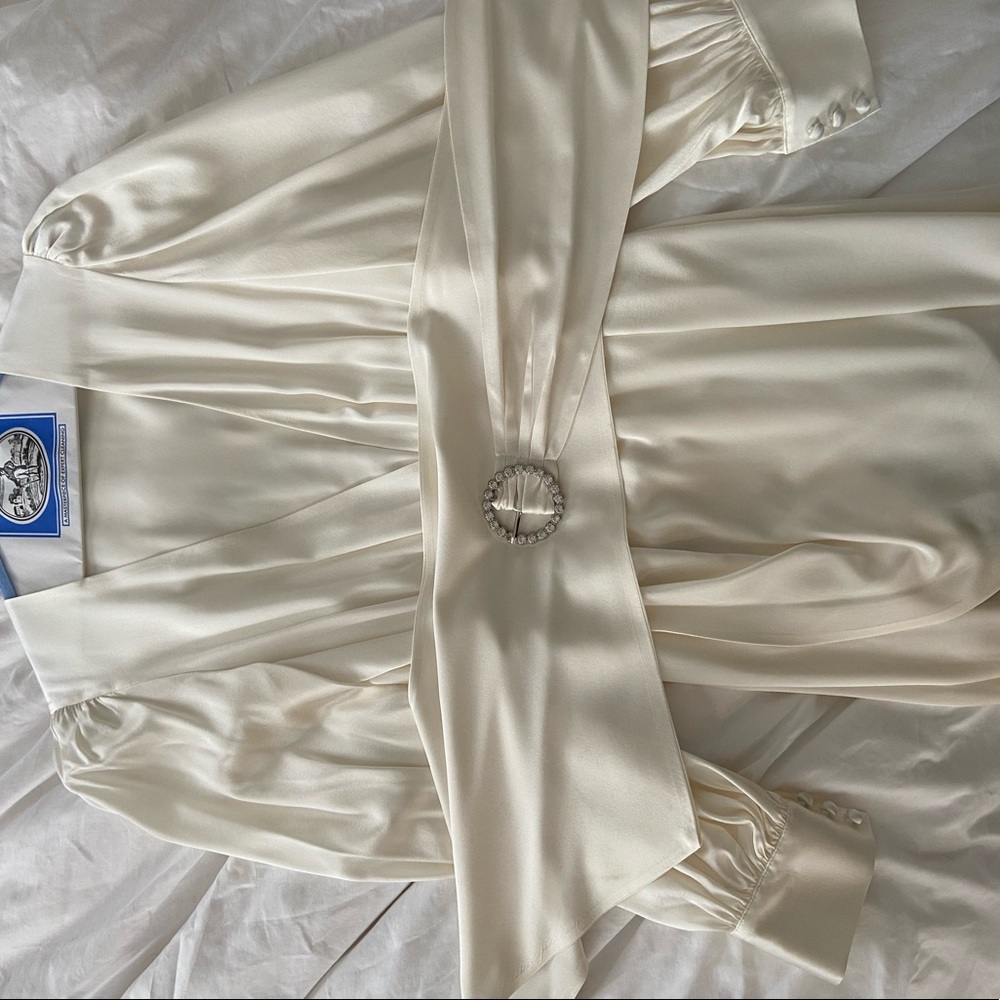 White Retrofete Mini Dress Size Small - Picture 3 of 6